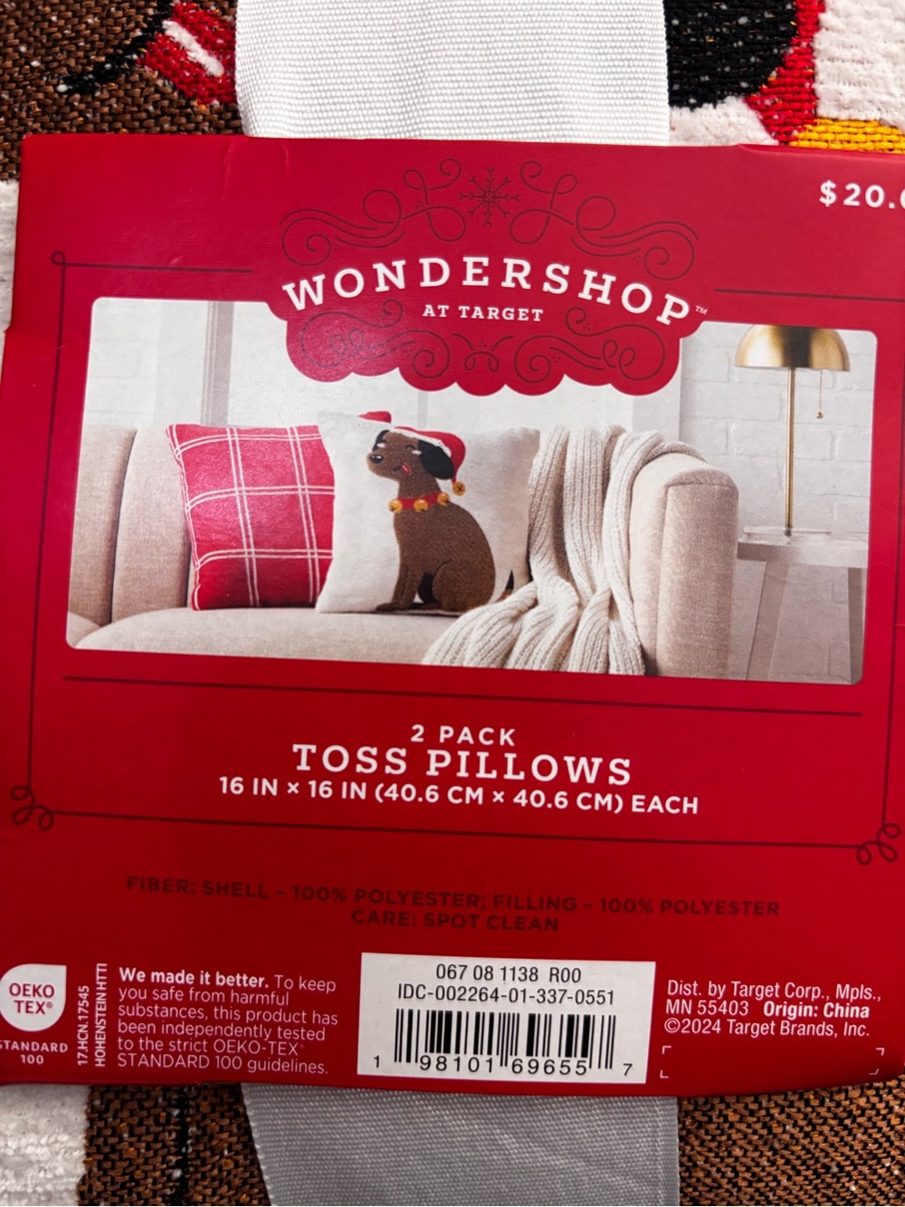 Target Christmas pillows. New.